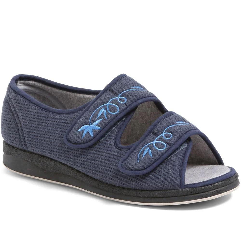Extra-Wide Fit Slippers - AVIANNA / 323 507 - Image 2