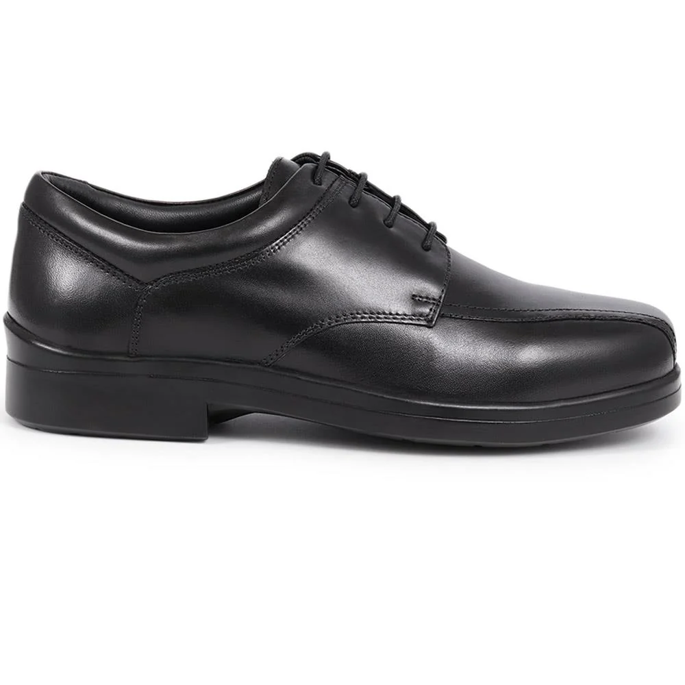 Extra Wide Fit Smart Lace-Up Shoes - CEASARIO / 324 140 - Black - Image 2