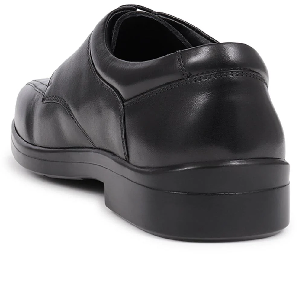 Extra Wide Fit Smart Lace-Up Shoes - CEASARIO / 324 140 - Black - Image 3