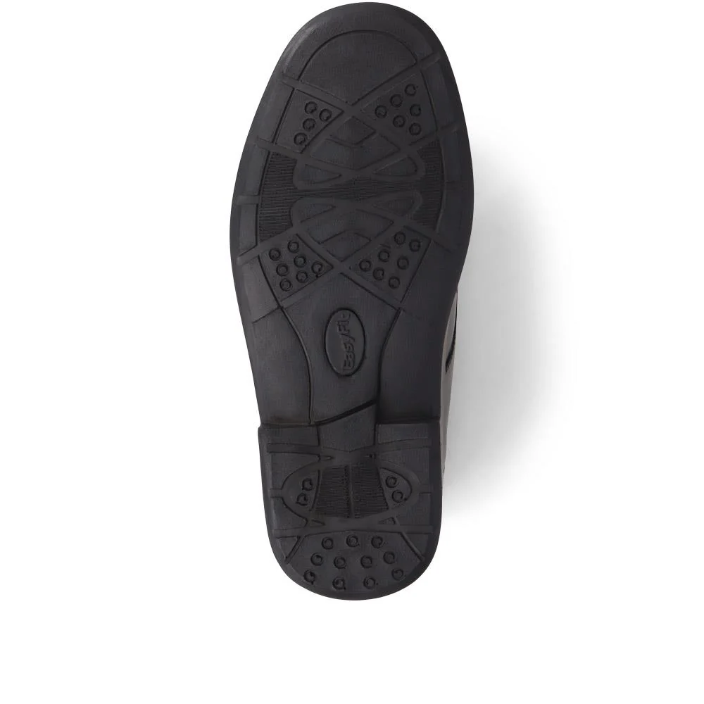 Extra Wide Fit Smart Lace-Up Shoes - CEASARIO / 324 140 - Black - Image 4