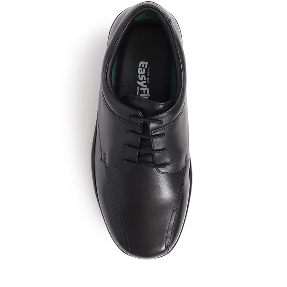 Extra Wide Fit Smart Lace-Up Shoes - CEASARIO / 324 140 - Black - Image 5