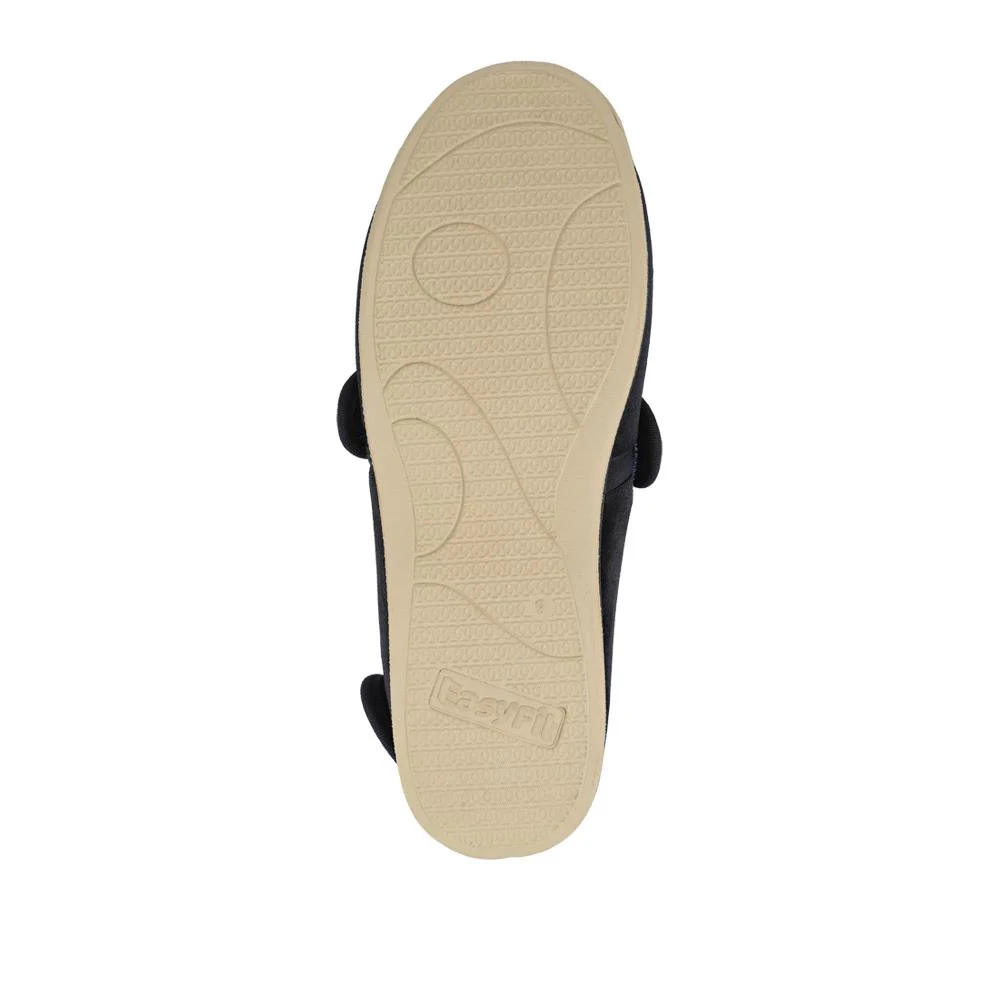 Extra-Wide-Fit Touch-Fastening Slippers - ARNOLDO / 321 148 - Navy - Image 5