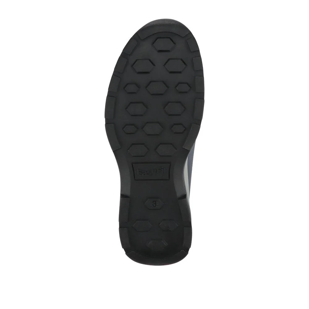 Extra-Wide Memory Foam Lace-Up Shoes - NICOLAS / 326 968 - Navy - Image 5