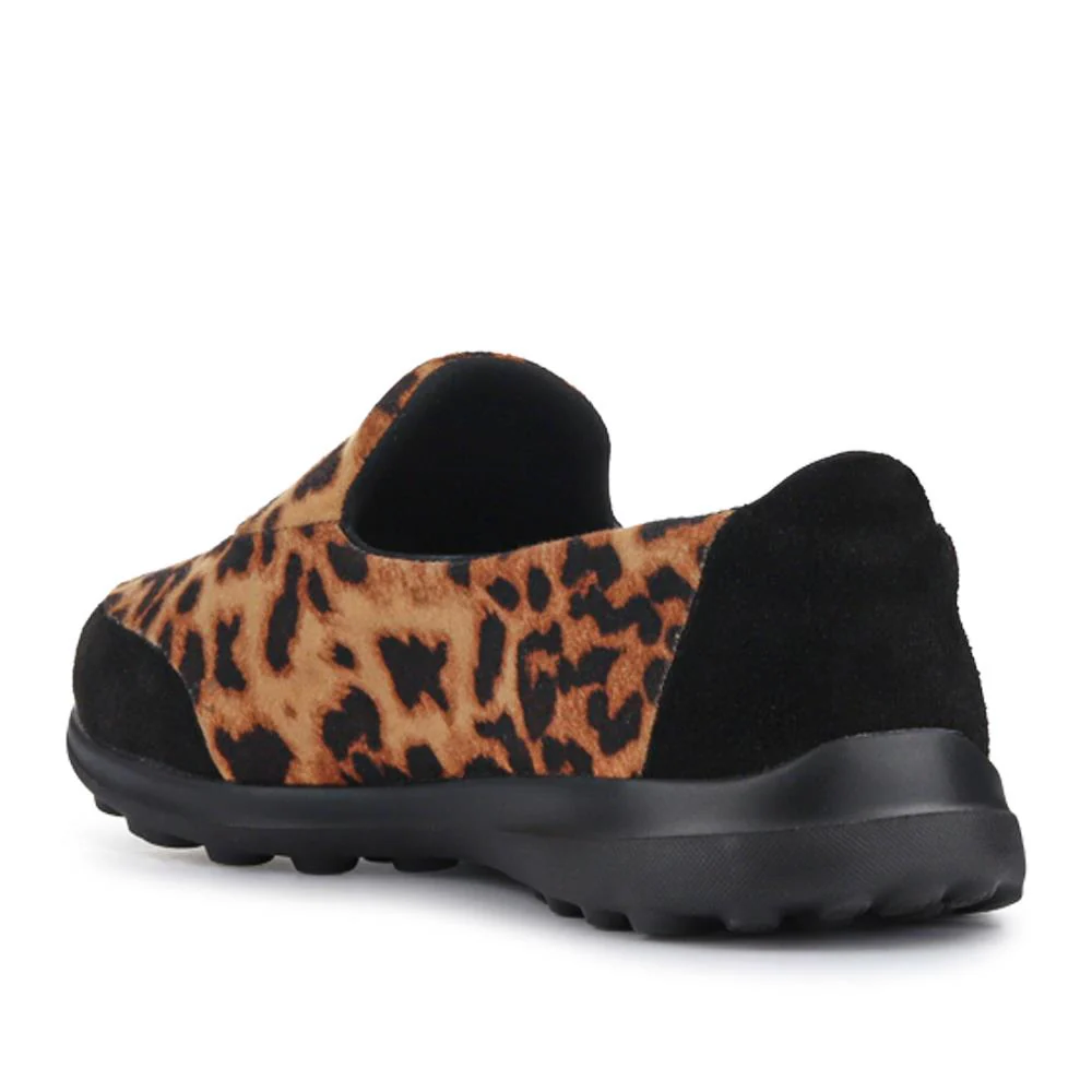 Extra-Wide Slip-On Shoes - DONYA / 326 955 - Leopard - Image 3