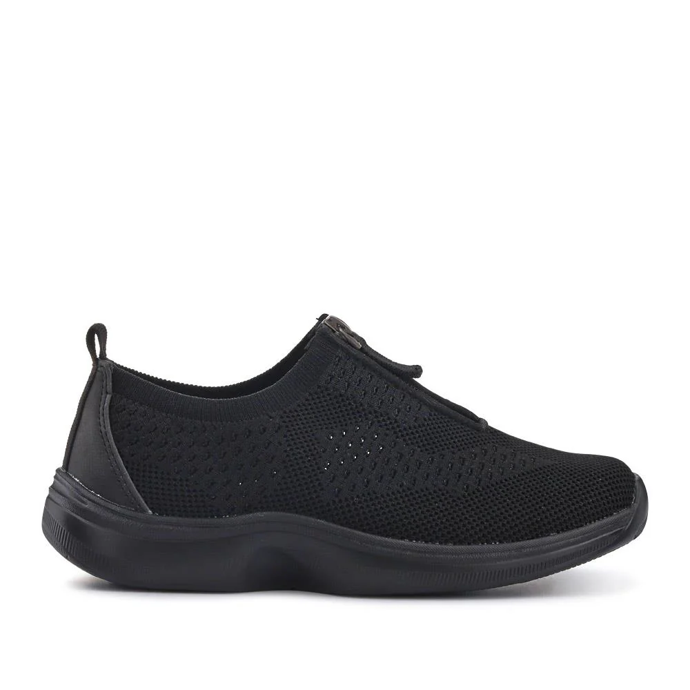Extra-Wide Slip-On Shoes - ELENNE / 326 956 - Black - Image 2