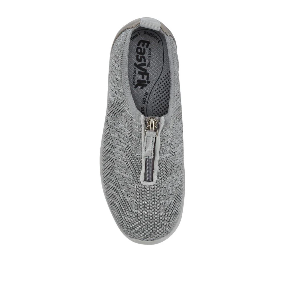 Extra-Wide Slip-On Shoes - ELENNE / 326 956 - Light Grey - Image 4