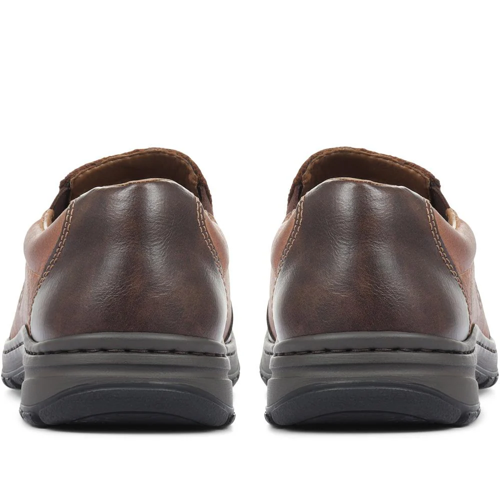 Extra-Wide Slip-On Shoes - RKR32528 / 319 099 - Tan Multi - Image 3