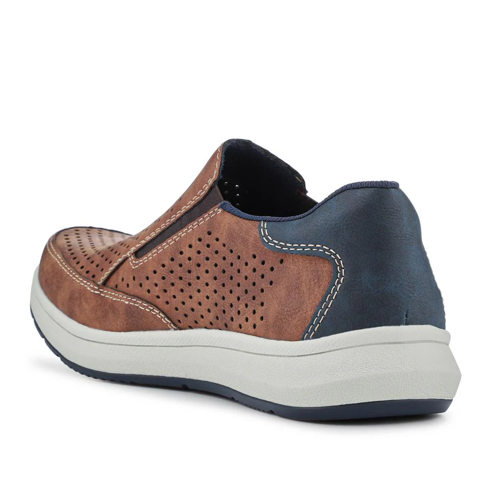 Extra-Wide Slip-On Shoes - RKR41535 / 326 935 - Brown - Image 3