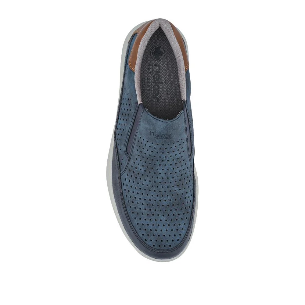 Extra-Wide Slip-On Shoes - RKR41535 / 326 935 - Navy - Image 4