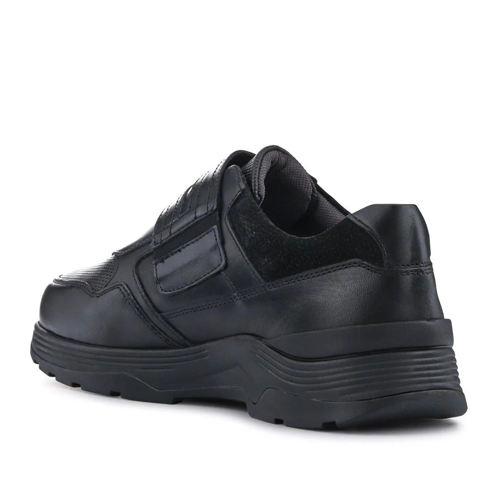 Extra-Wide Stretch Touch-Fasten Shoes - GUY / 326 966 - Black - Image 3