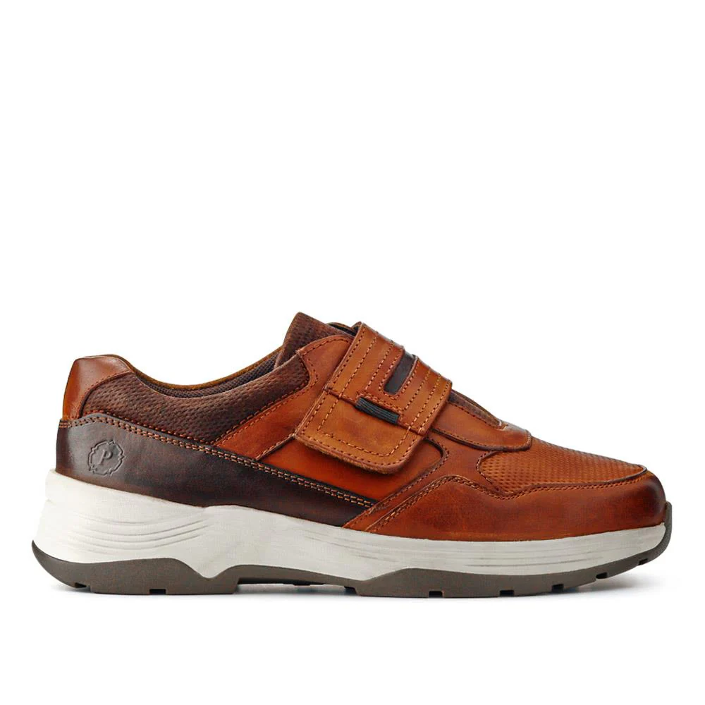 Extra-Wide Stretch Touch-Fasten Shoes - GUY / 326 966 - Cognac - Image 2