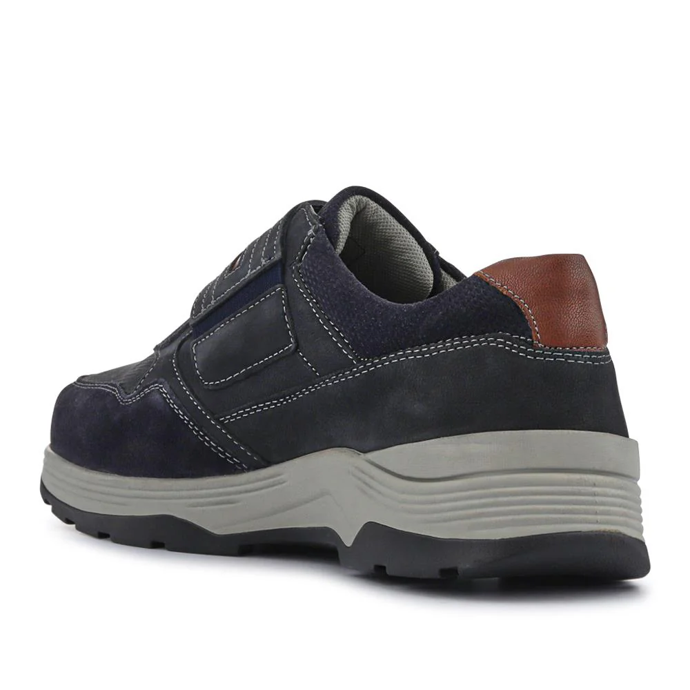 Extra-Wide Stretch Touch-Fasten Shoes - GUY / 326 966 - Navy - Image 3