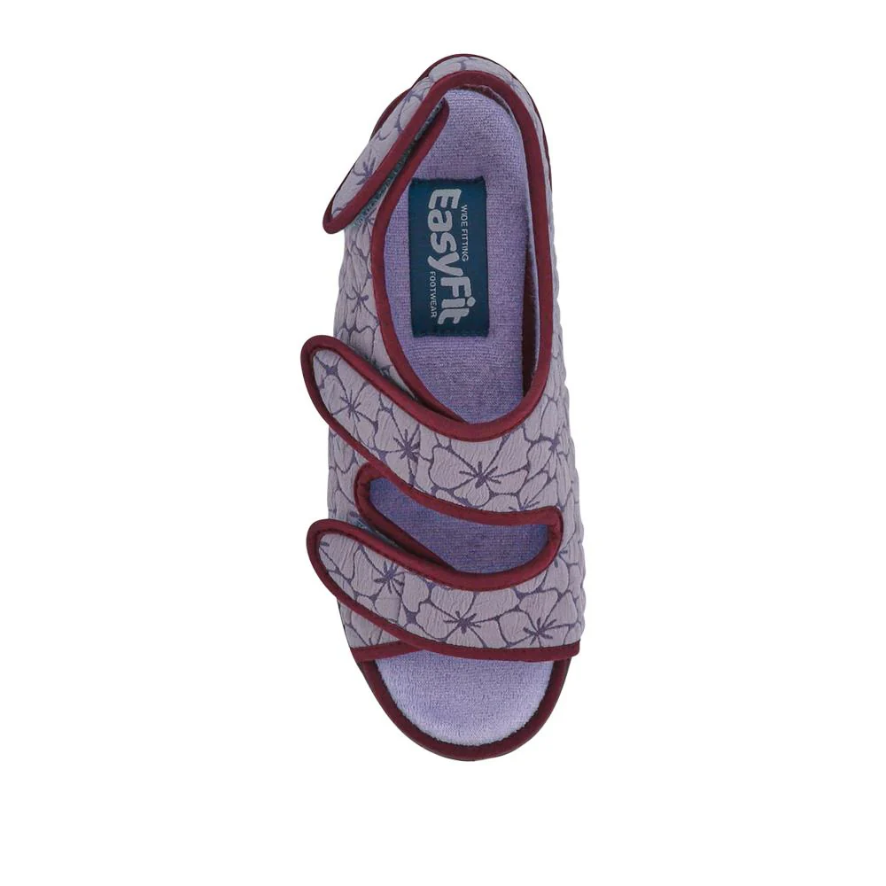 Extra-Wide Water-Resistant Slippers - REETA / 327 508 - Purple - Image 5
