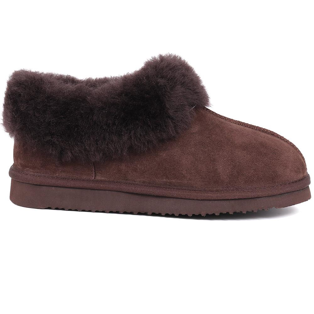 Fabiola Faux-Fur Slippers - FABIOLA / 326 072 - Chocolate - Image 2