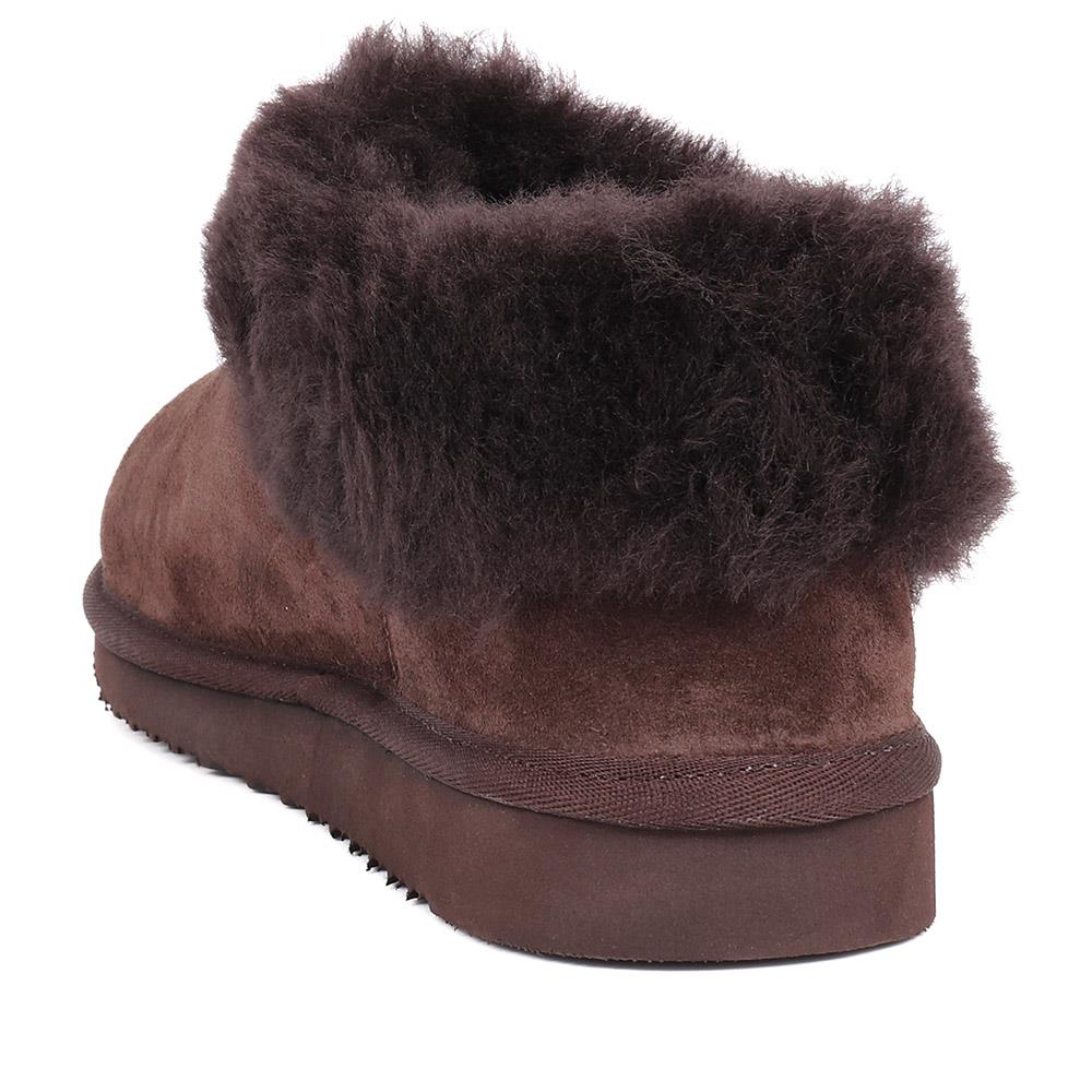 Fabiola Faux-Fur Slippers - FABIOLA / 326 072 - Chocolate - Image 3