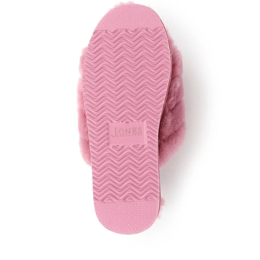 Falonda Faux-Fur Slippers - FALONDA / 326 074 - Pink - Image 4