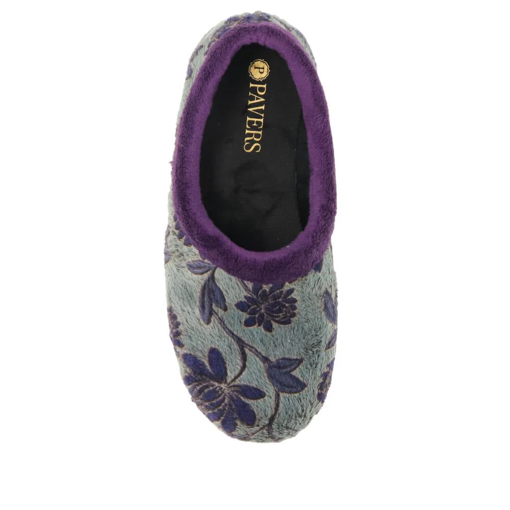 Faux-Fur Full Slippers - ANAT40001 / 325 936 - Purple - Image 5
