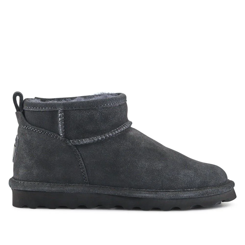Faux-Fur-Lined Ankle Boots - EDNB40025 / 326 894 - Grey - Image 2