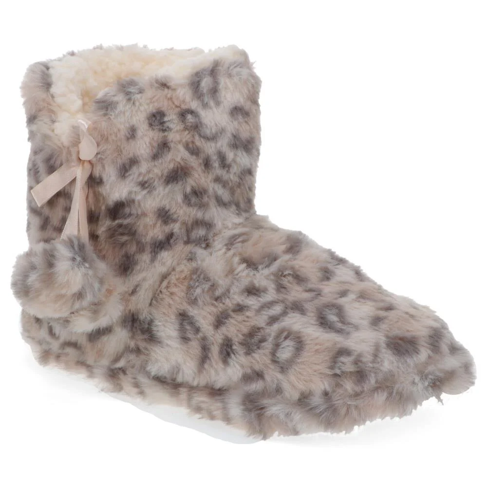 Faux-Fur Slipper Booties - GALOP40005 / 326 025 - Image 2