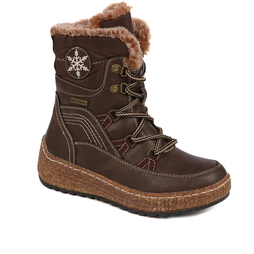 Faux-Fur Weather Boots - WOIL38034 / 324 570 - Image 2