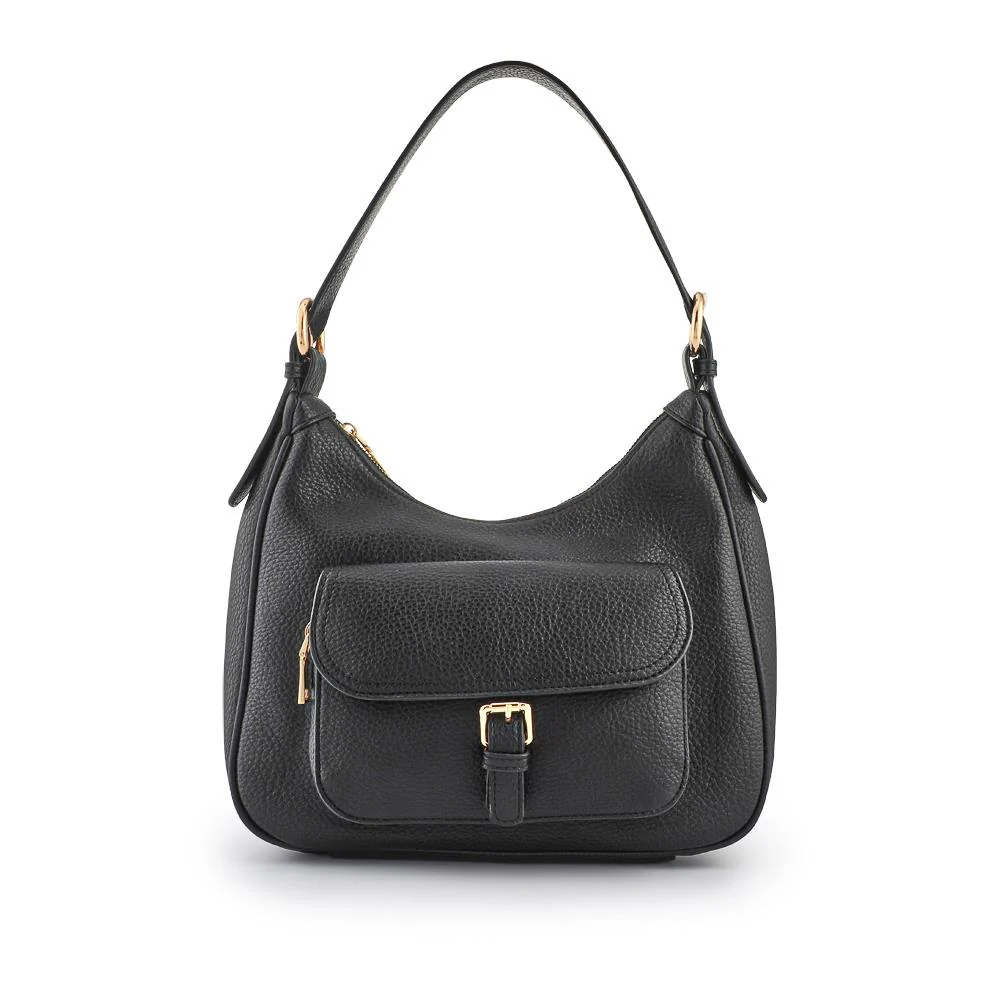Faux-Leather Shoulder Bag - RIM42001 / 328 369 - Black