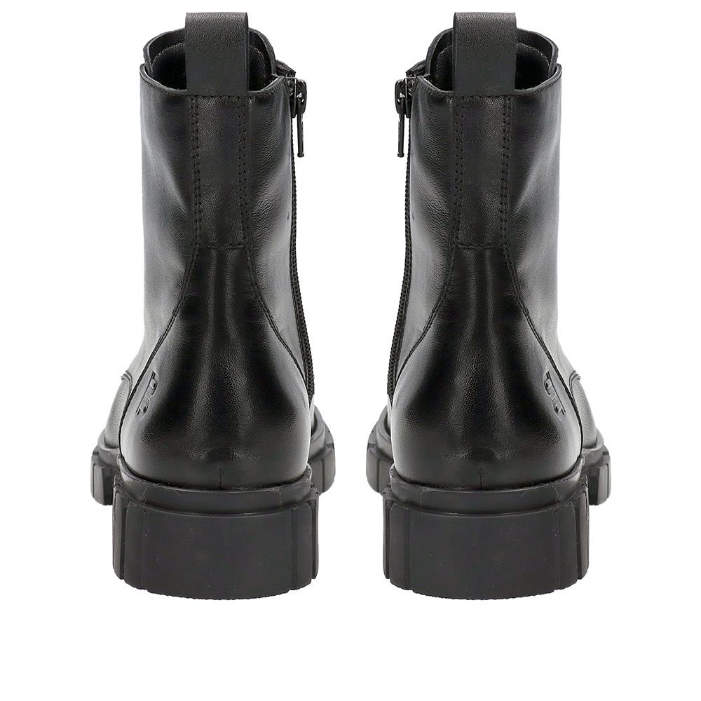 Fiona Chunky Leather Boots - BUG36517 / 322 874 - Black - Image 3