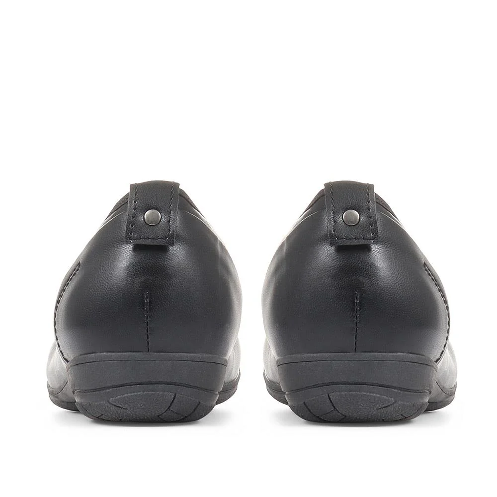 Flat Ballet Shoes - JANSP29009 / 314 145 - Black - Image 4