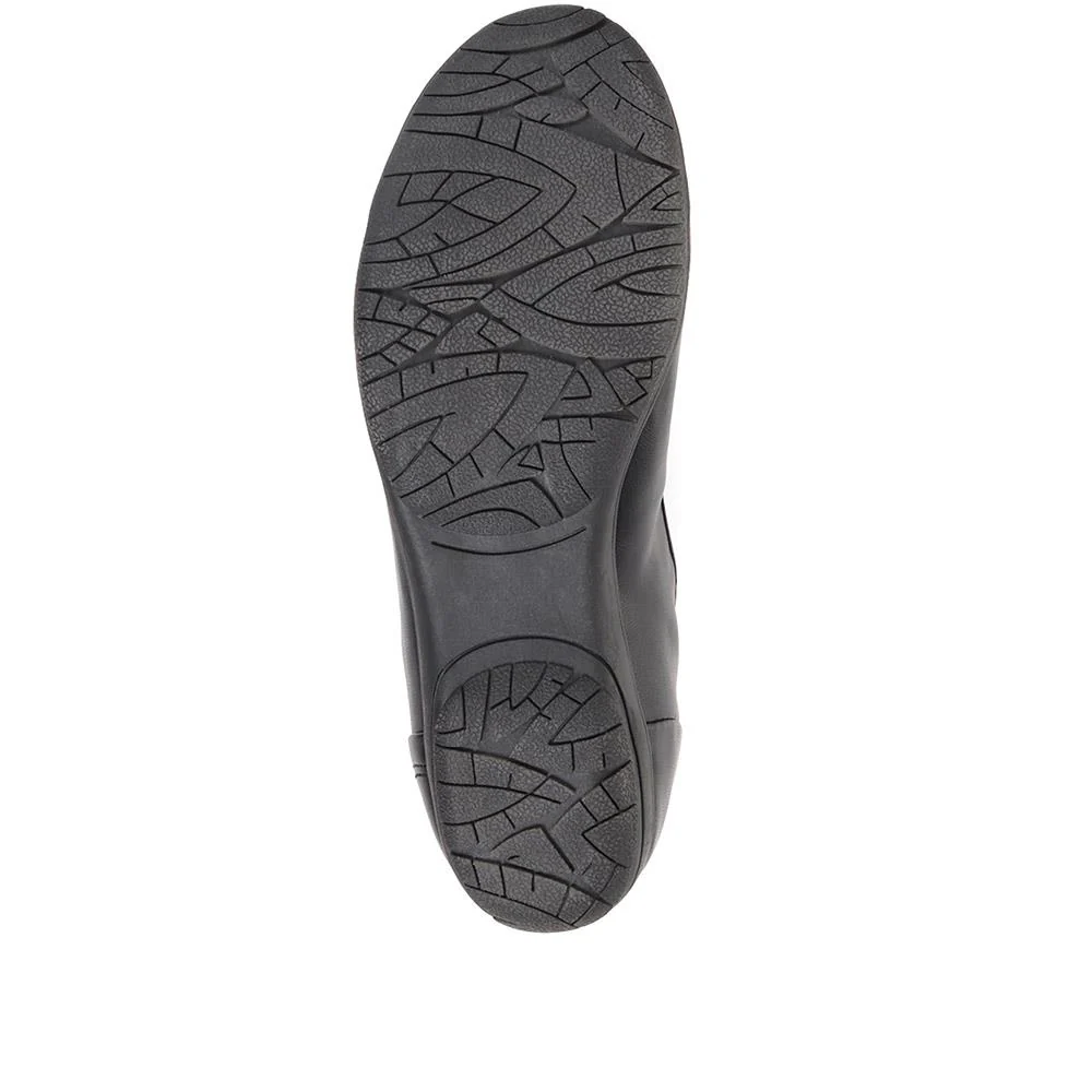 Flat Ballet Shoes - JANSP29009 / 314 145 - Black - Image 6