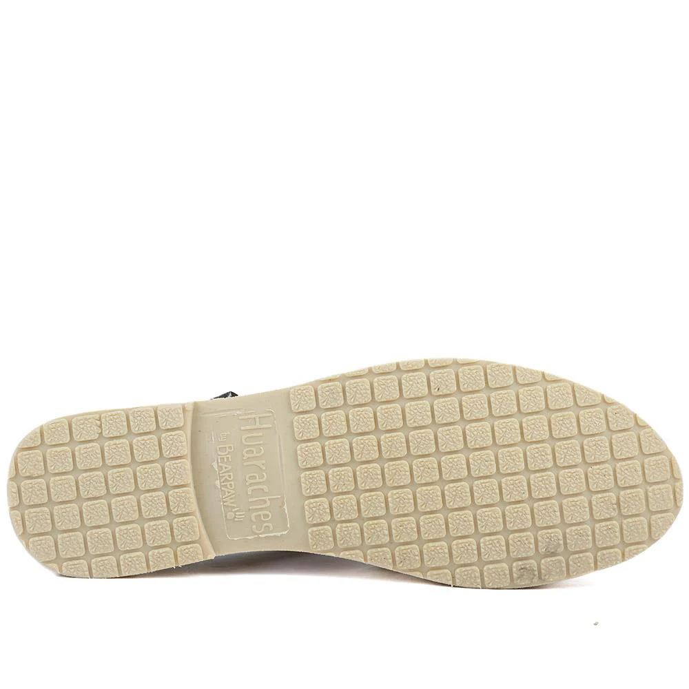 Flat Buckle Sandals - VAN37062 / 324 879 - White Leather - Image 5
