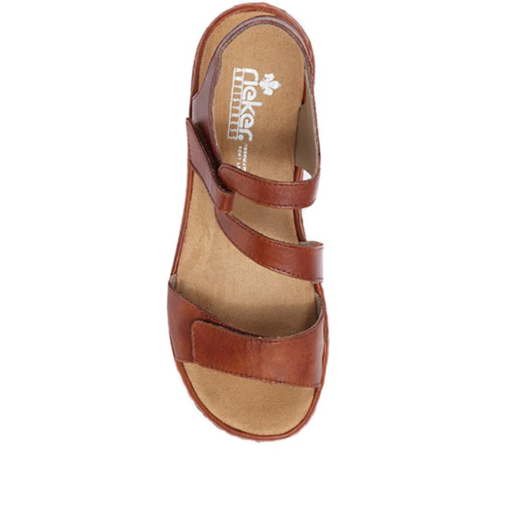 Flat Leather Sandal - RKR29540 / 315 169 - Brown - Image 6