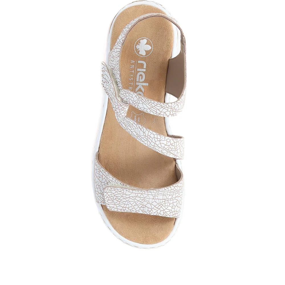 Flat Leather Sandal - RKR29540 / 315 169 - White Multi - Image 5