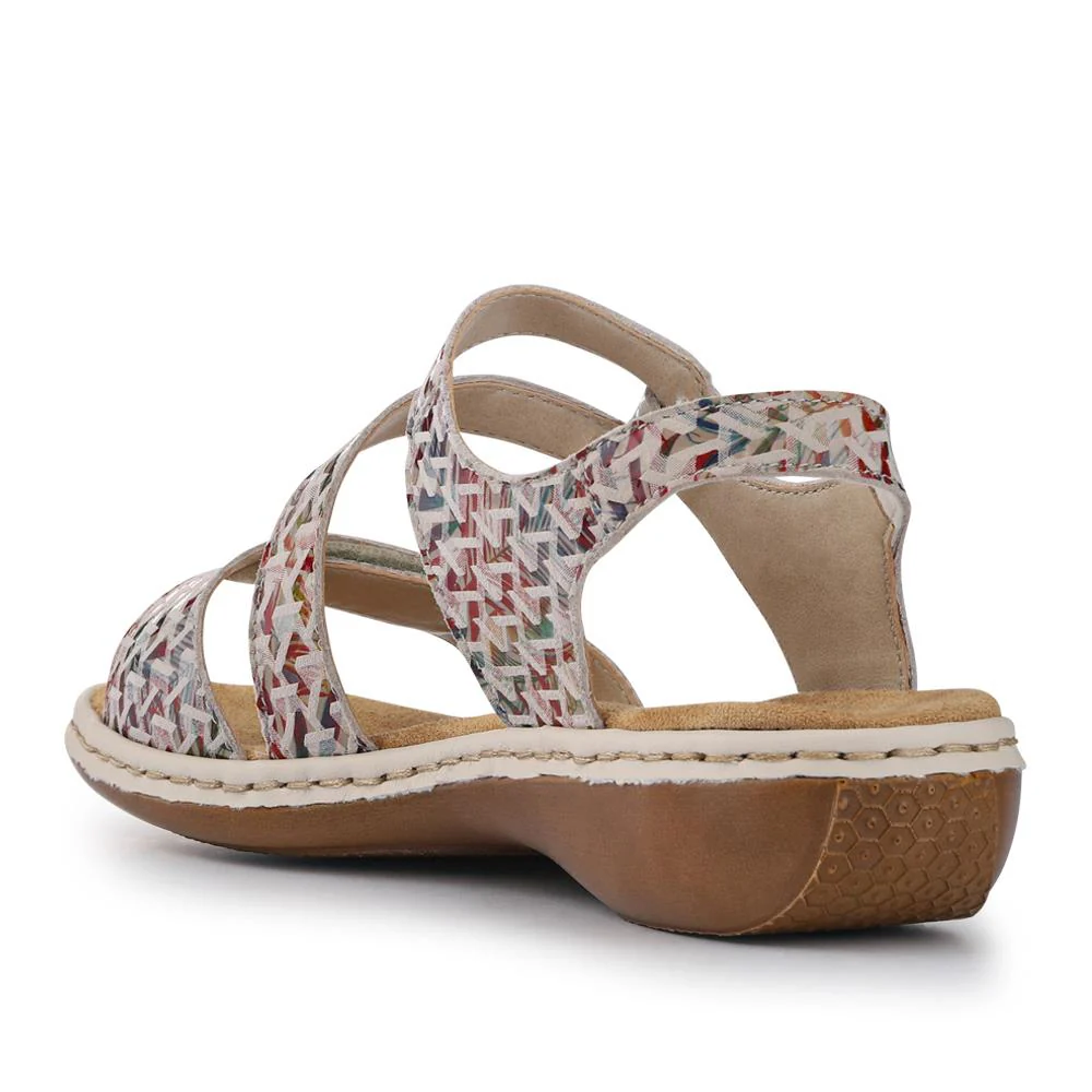 Flat Leather Sandal - RKR29540 / null - Multi - Image 3