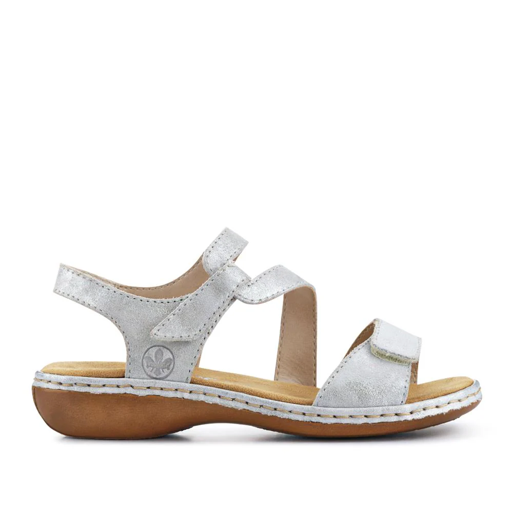 Flat Leather Sandal - RKR29540 / null - Silver - Image 2