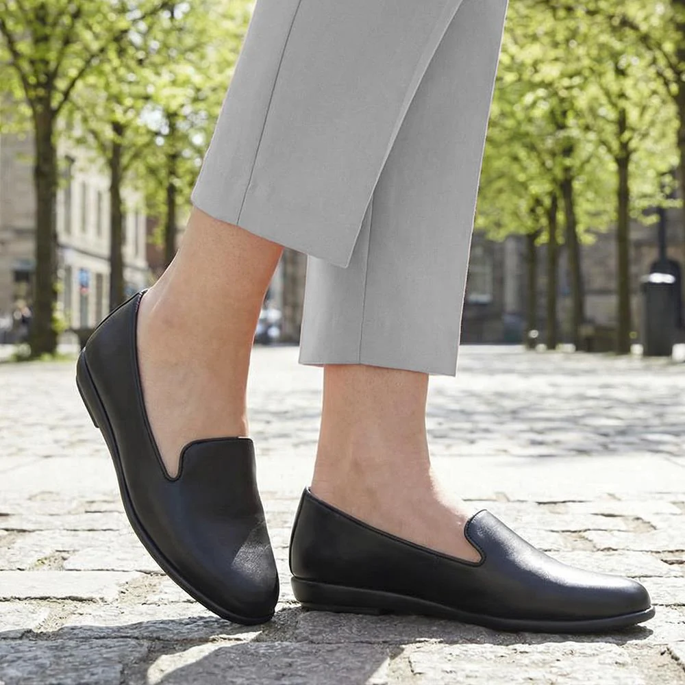 Flat-Soled Casual Slip-On Shoes - UPSKY42000 / 327 913 - Black - Image 2