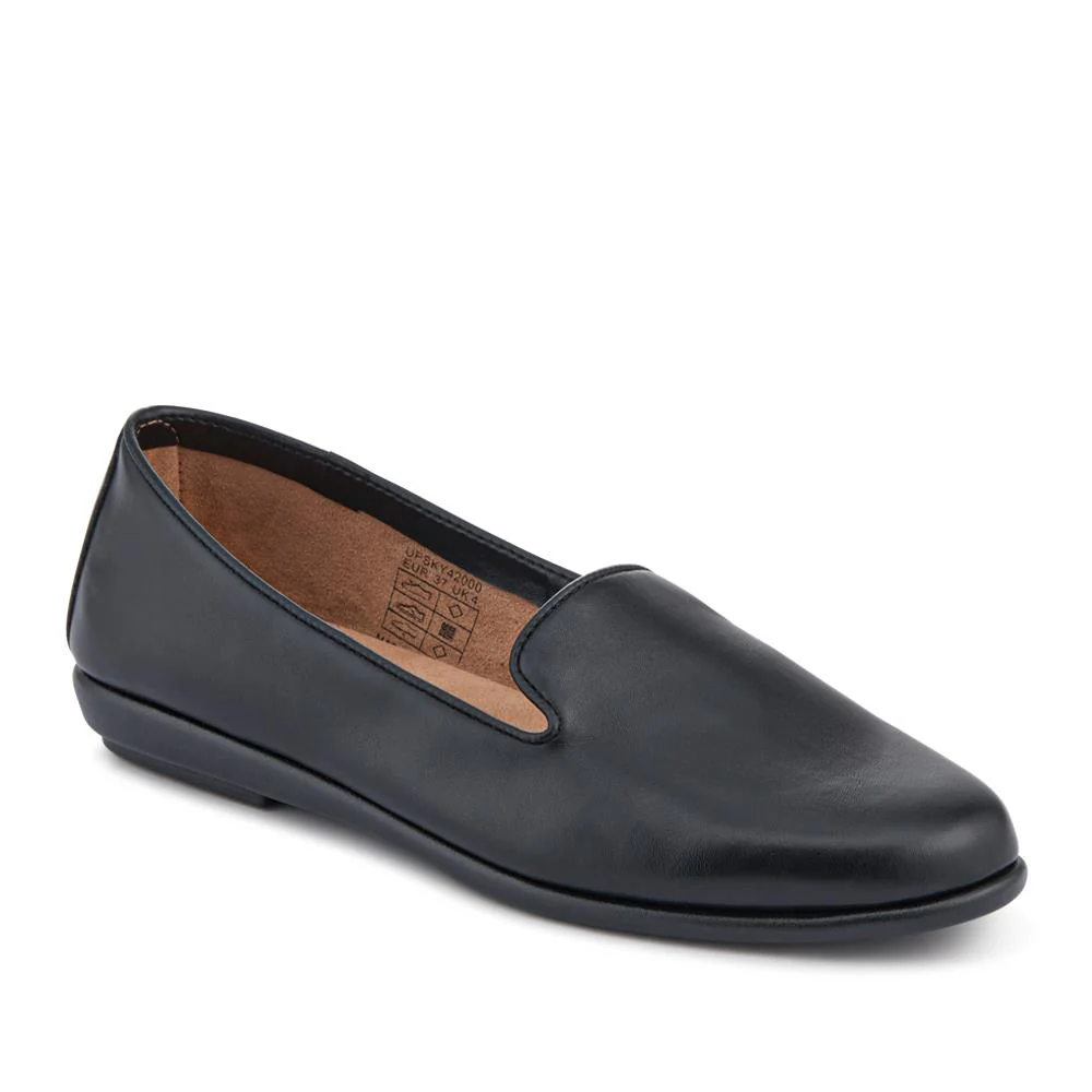 Flat-Soled Casual Slip-On Shoes - UPSKY42000 / 327 913 - Black