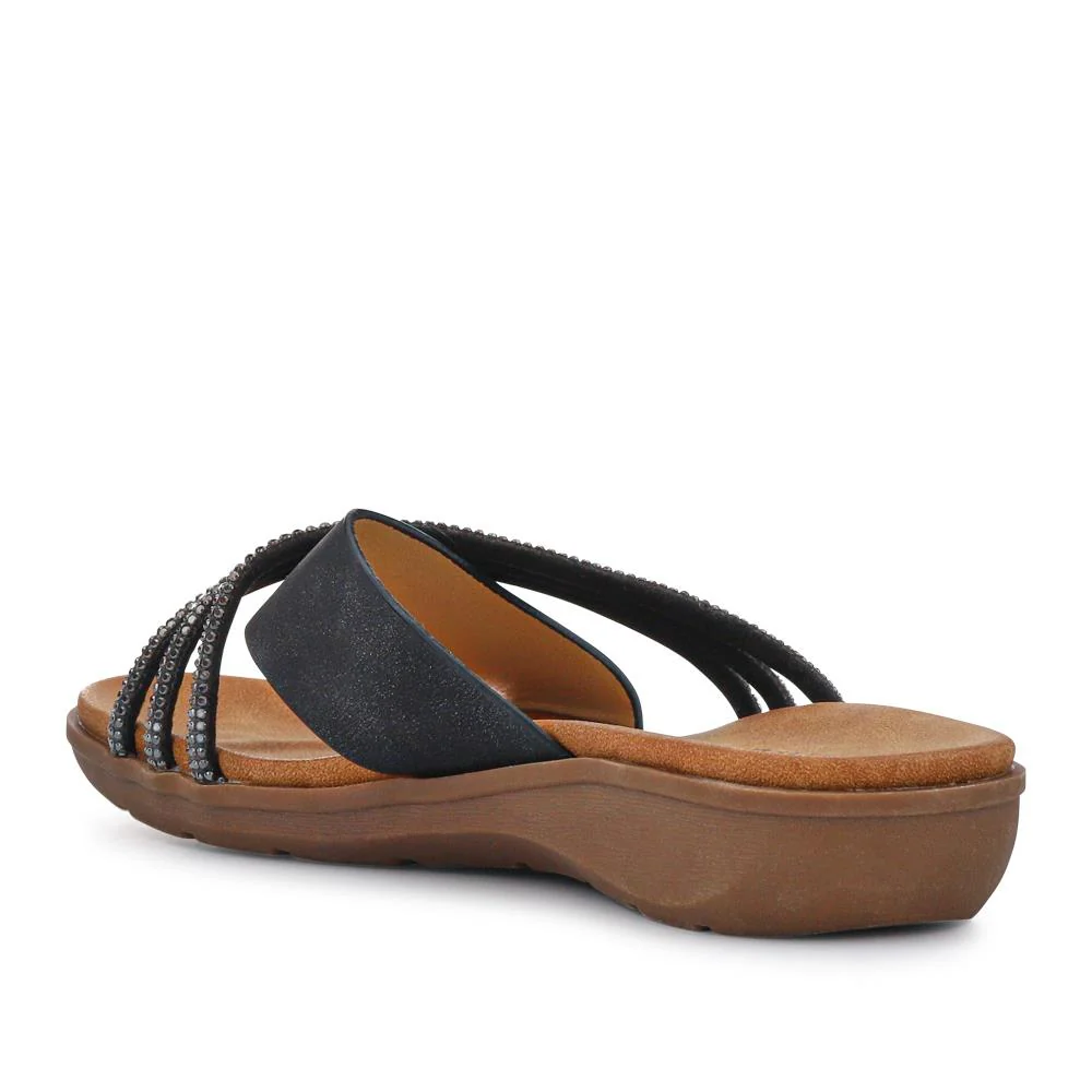 Flat-Soled Mules - BAIZH41017 / 327 102 - Black - Image 3