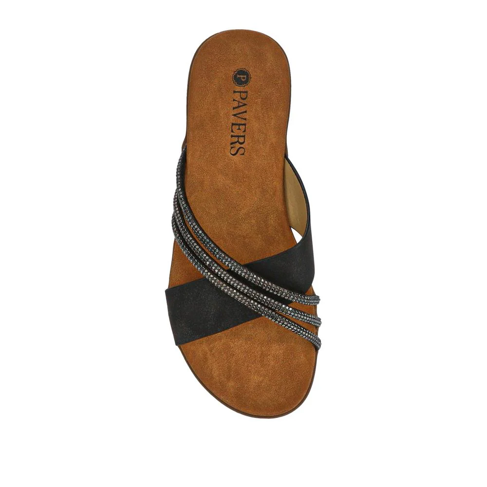 Flat-Soled Mules - BAIZH41017 / 327 102 - Black - Image 4