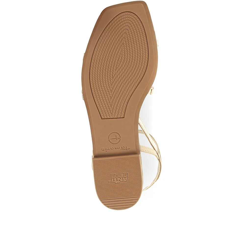 Flat Strappy Sandals - TAM35506 / 321 479 - White Multi - Image 5