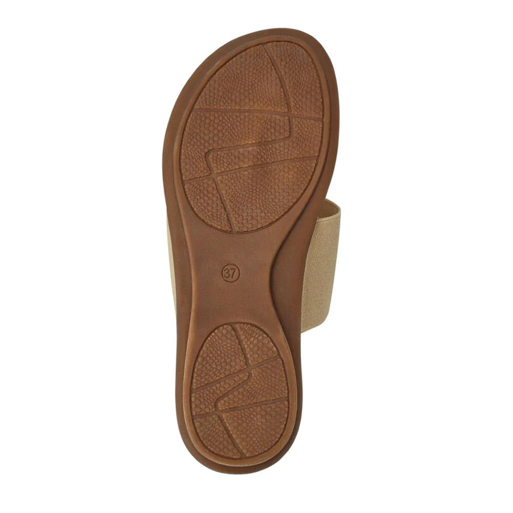 Flexible Toe Post Sandals - BAIZH41027 / 327 077 - Beige - Image 6
