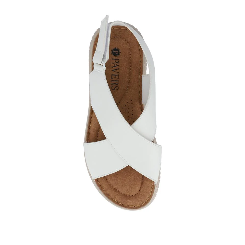 Flexible Touch-Fastening Sandals - BAIZH41025 / 327 250 - White - Image 6