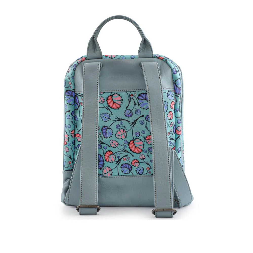 Floral Backpack - WAHT41005 / 327 424 - Light Blue - Image 3