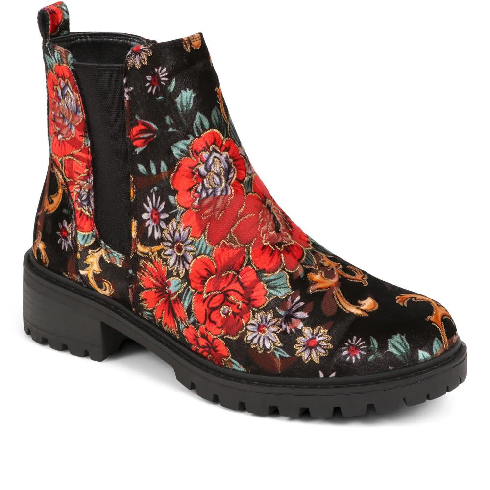 Floral Chelsea Boots - WBINS38037 / 324 119 - Image 2