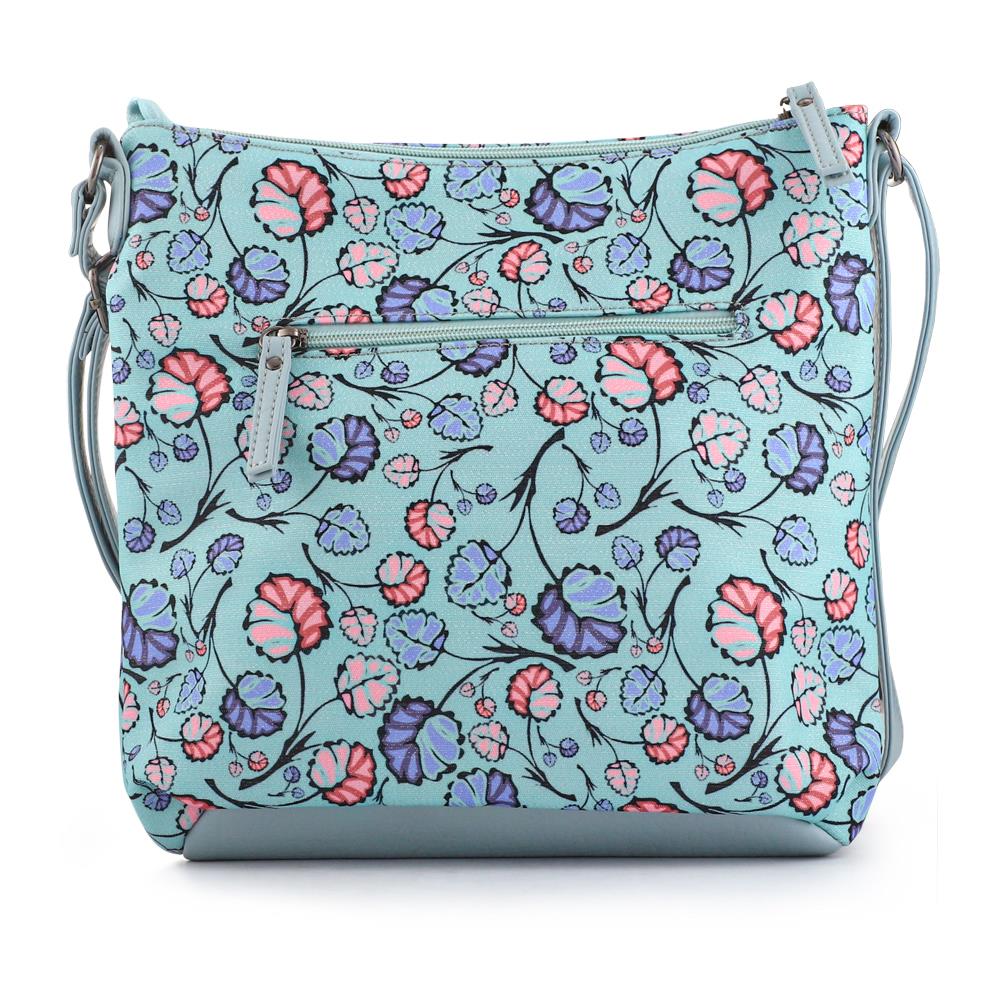 Floral Cross-Body Bag - WAHT41006 / 327 417 - Light Blue - Image 3