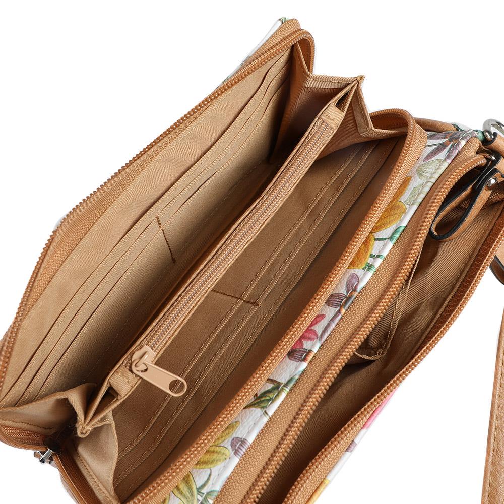 Floral Crossbody Phone Bag - JEWN43001 / 329 074 - White Multi - Image 5