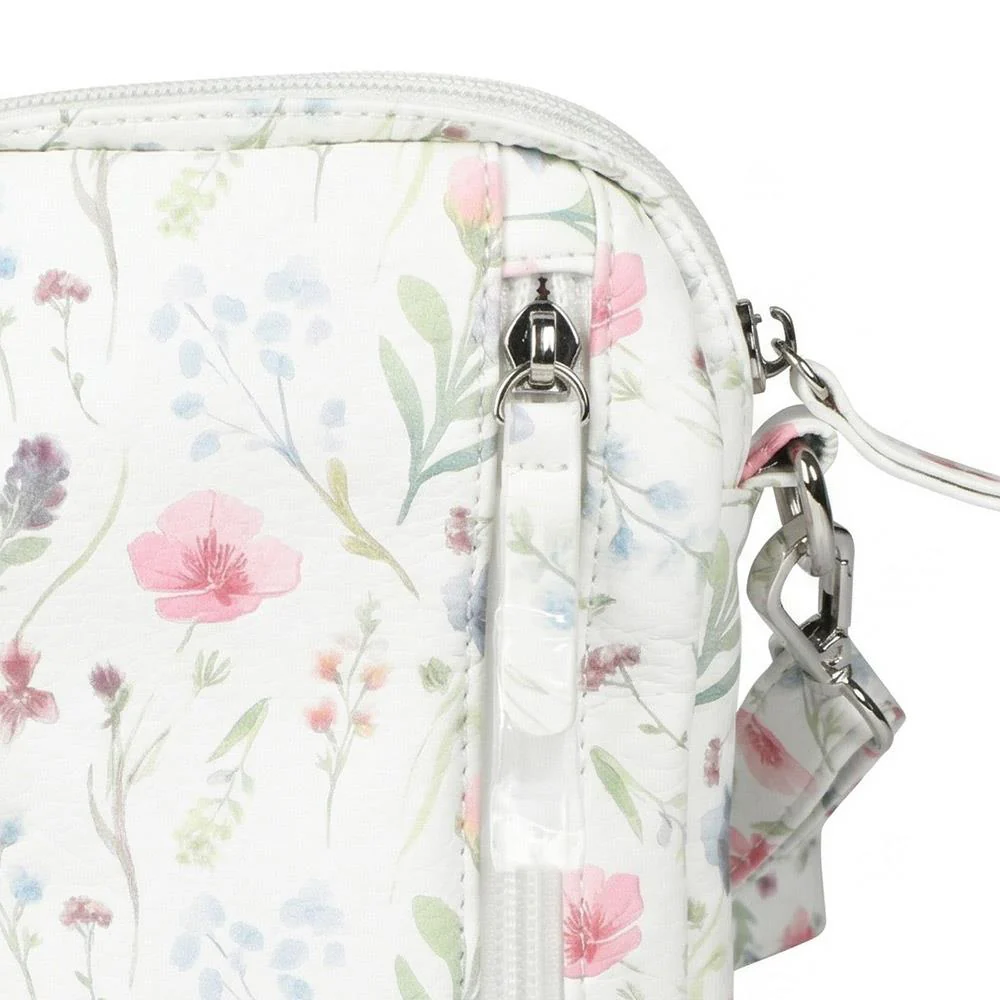 Floral Multiway Cross Body Phone Bag - WAHT43000 / 329 342 - White Print - Image 4