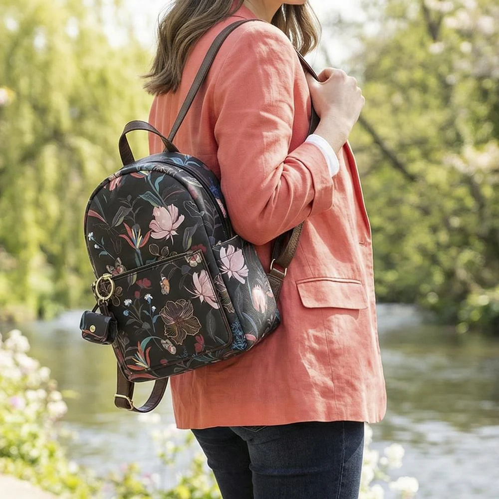 Floral Rucksack - JEWN39011 / 325 475 - Black Floral - Image 2