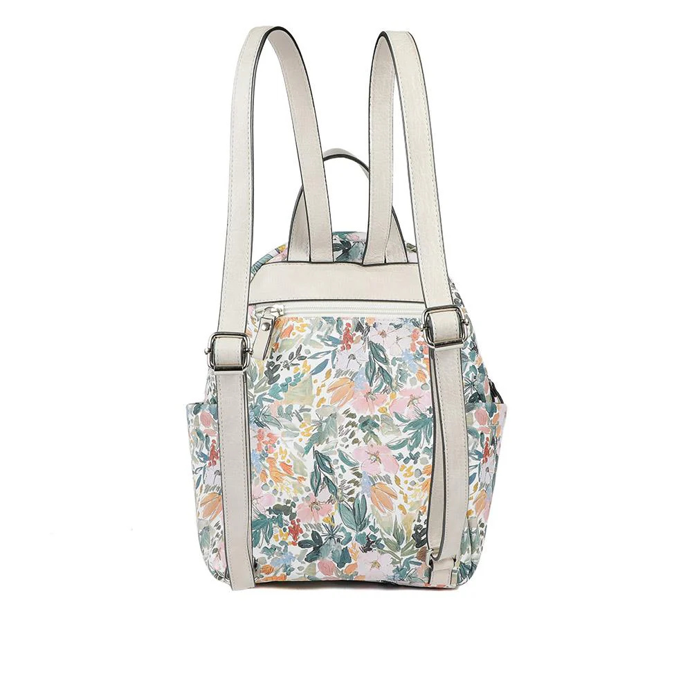 Floral Rucksack - JEWN39011 / 325 475 - WHITE-FLORAL - Image 2