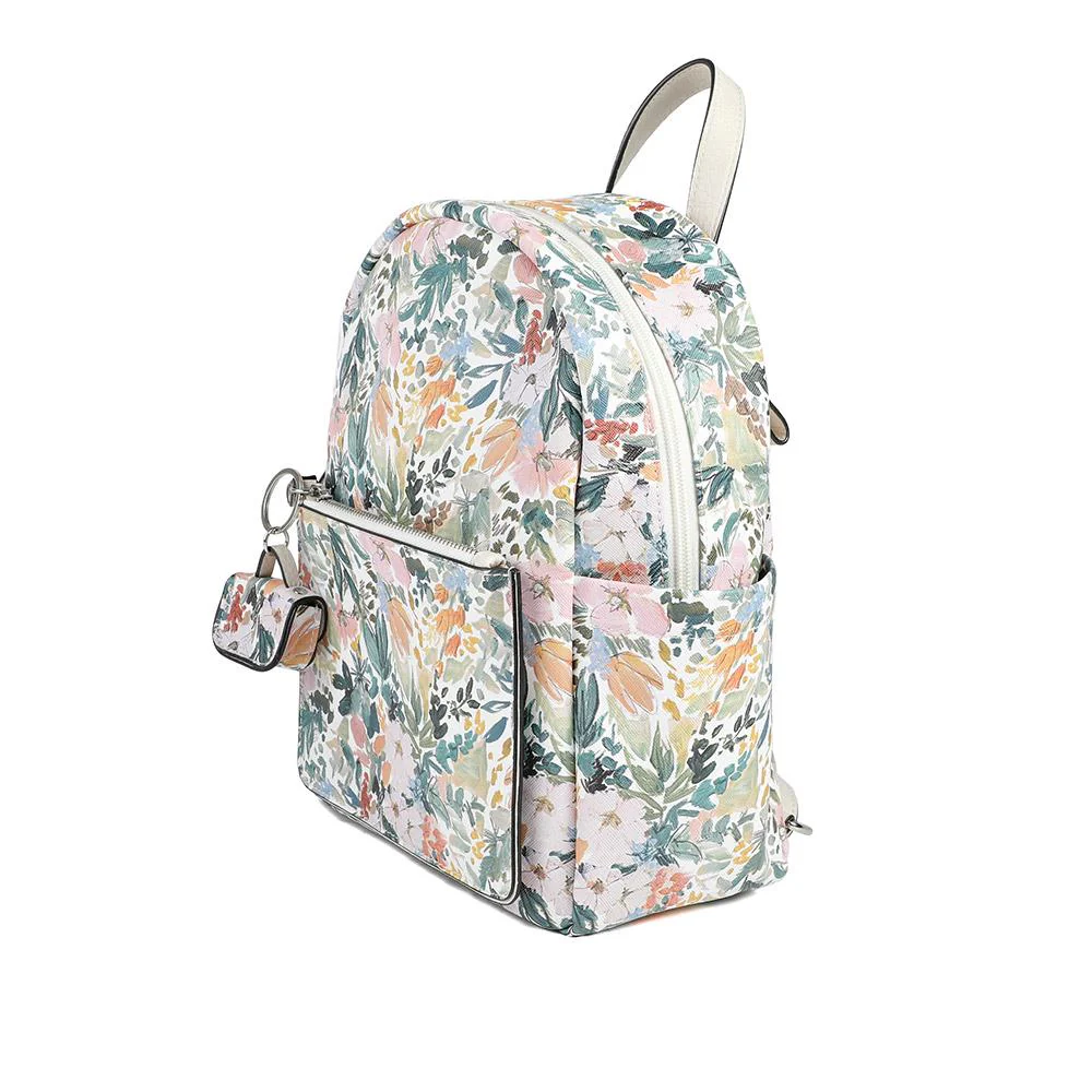 Floral Rucksack - JEWN39011 / 325 475 - WHITE-FLORAL - Image 3