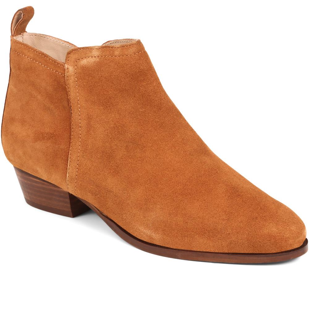 Florie Heeled Leather Ankle Boots - FLORIE / 324 290 - Image 2