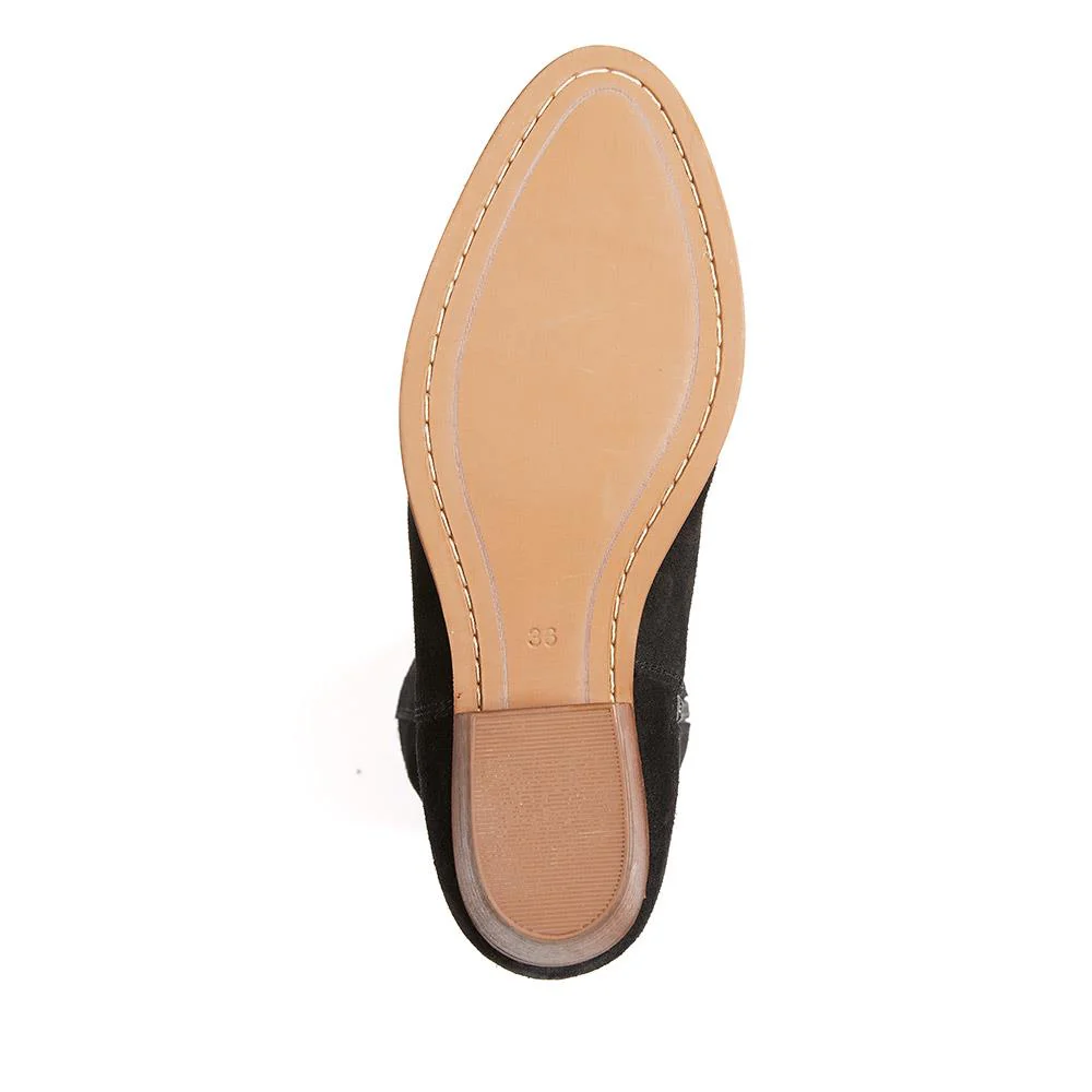 Florielong Suede Long Boots - FLORIELONG / 325 940 - Black Suede - Image 4
